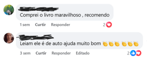 Depoimento de leitora - print 4
