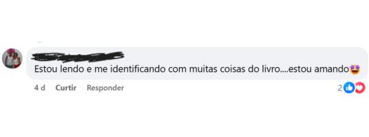 Depoimento de leitora - print 3
